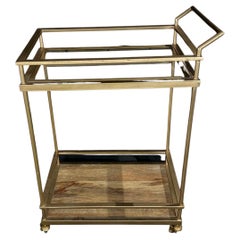 Sophisticated Mid-Century Modern Italian Bar Cart