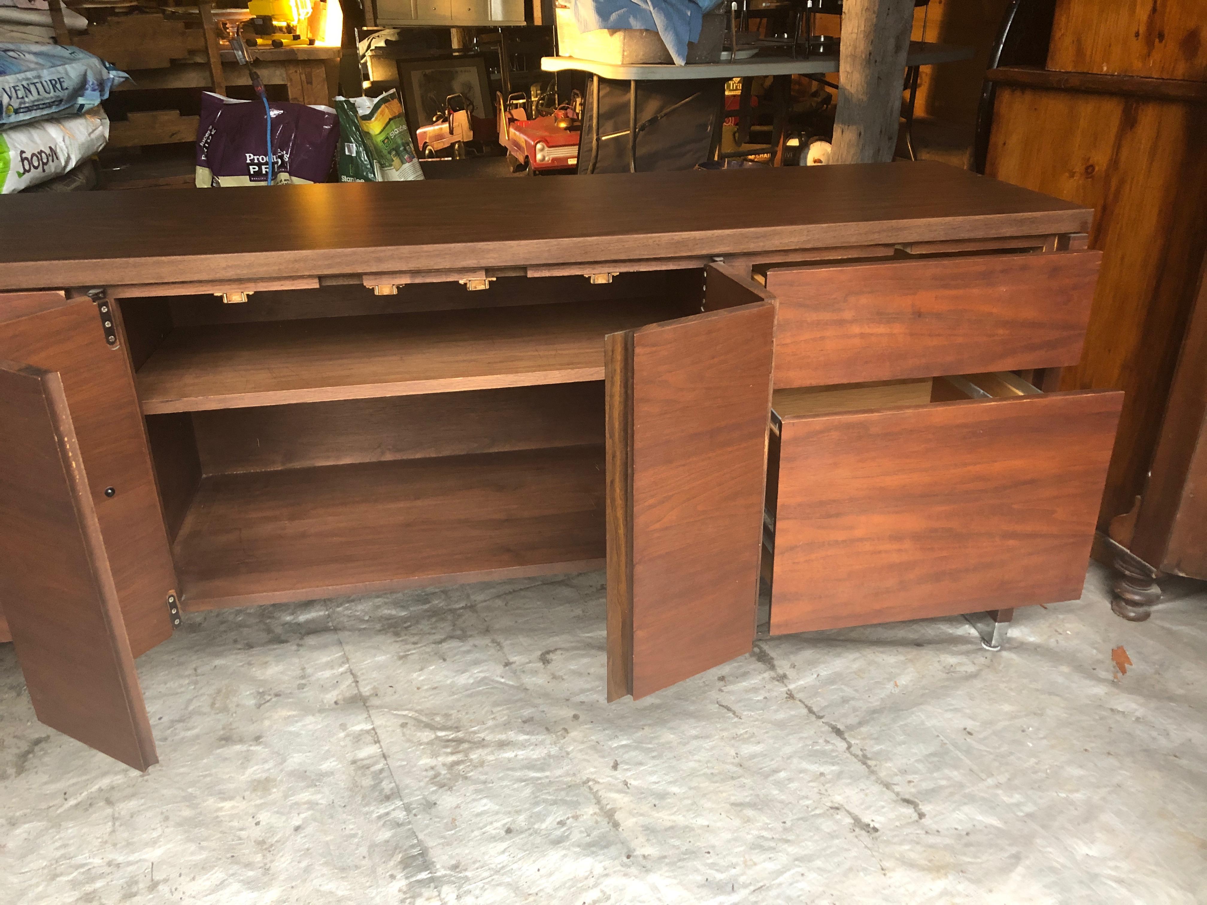 mid century modern console cabinet