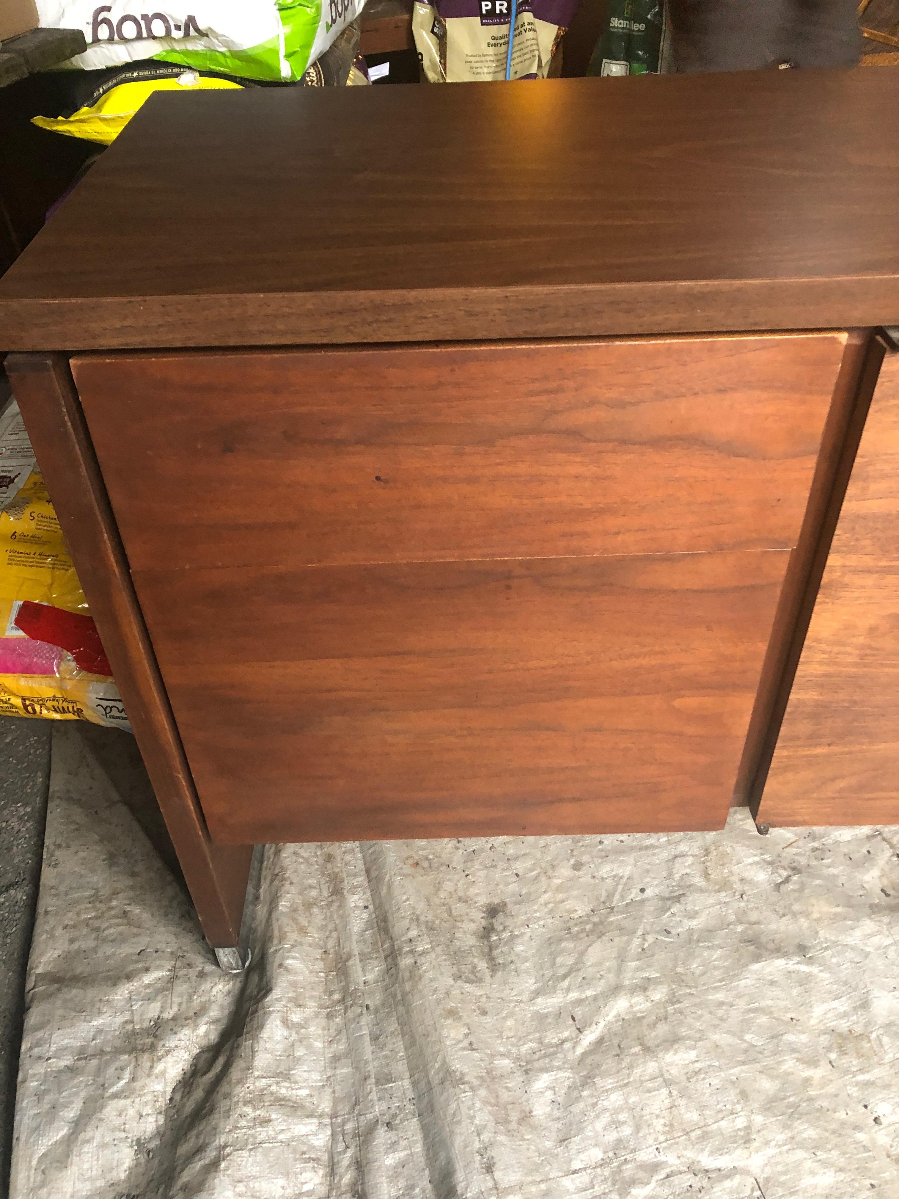 North American Sophisticated Mid-Century Modern Rectangular Console Cabinet