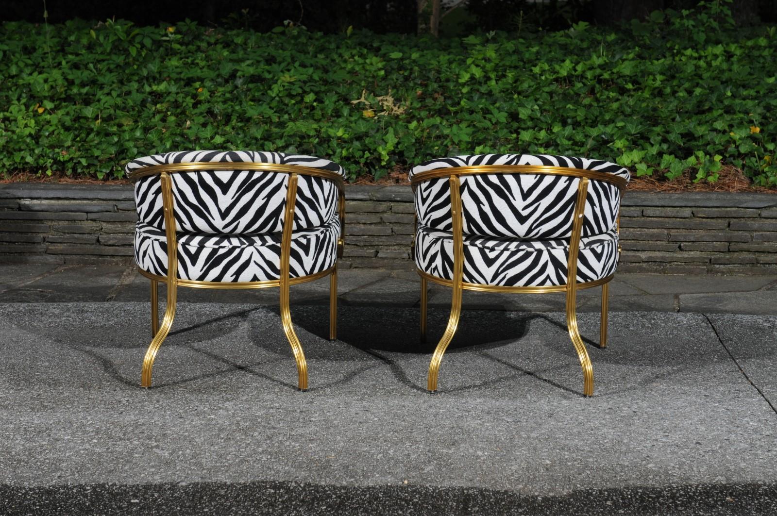 Paire de chaises longues Art Déco sophistiquées de John Van Korert pour Troy Sunshade  en vente 3