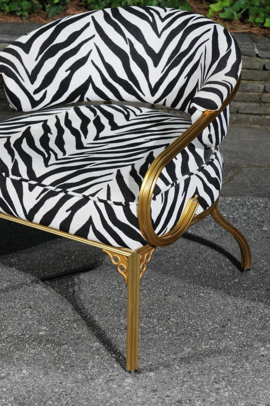 Sofisticata coppia di lettini Art Déco di John Van Korert per Troy Sunshade in vendita 9