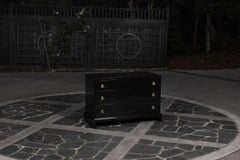 Sophisticated Pair of Restored Vintage Art Deco Commodes by Widdicomb, c 1948