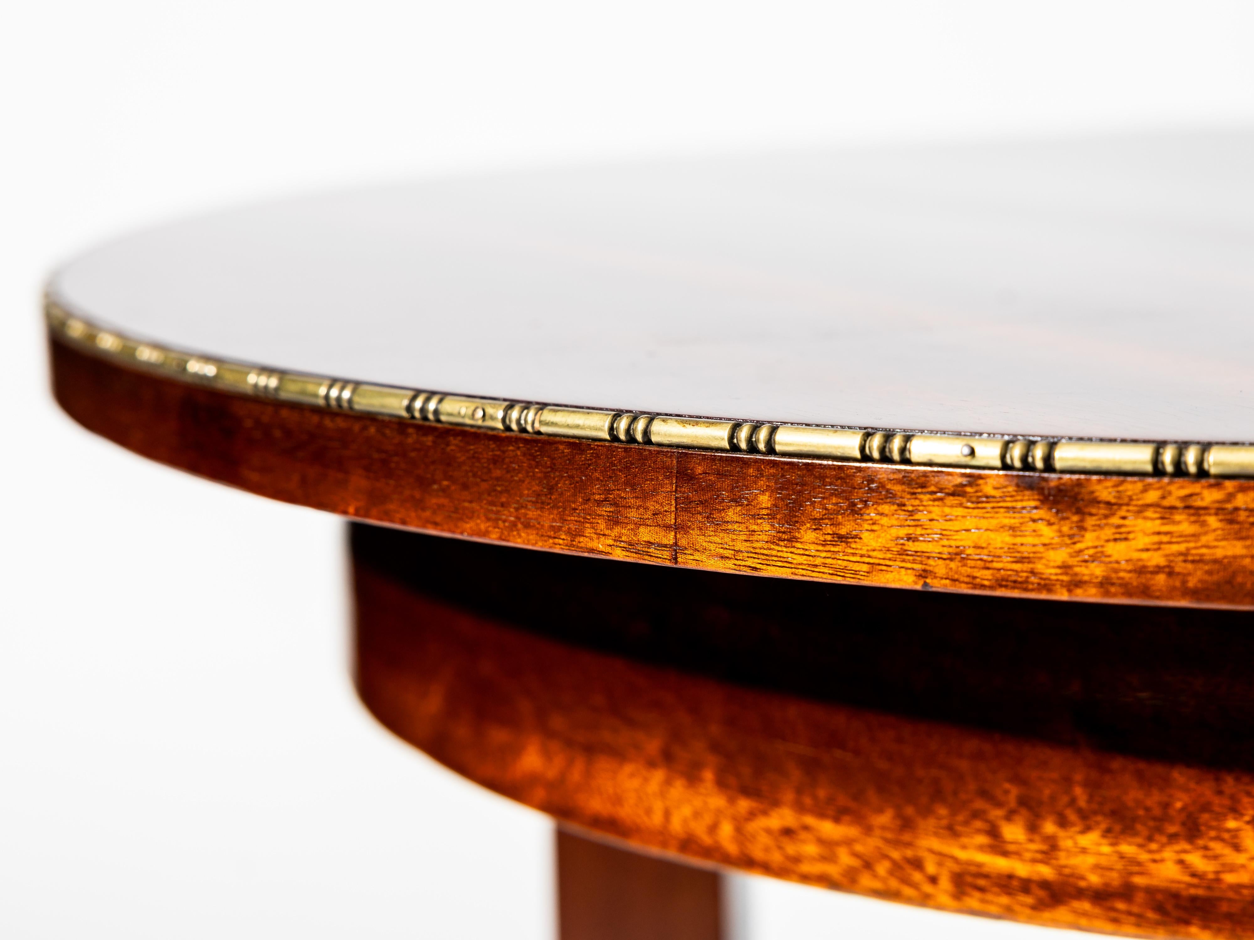 Laiton Table basse d'appoint Jugendstil Art Nouveau, 1905, Vienne, Autriche en vente