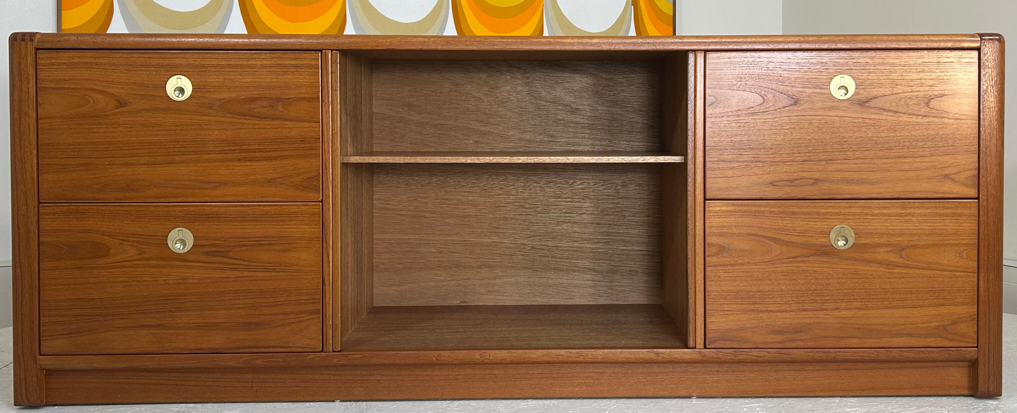 Sophisticated Teak Credenza For Sale 9