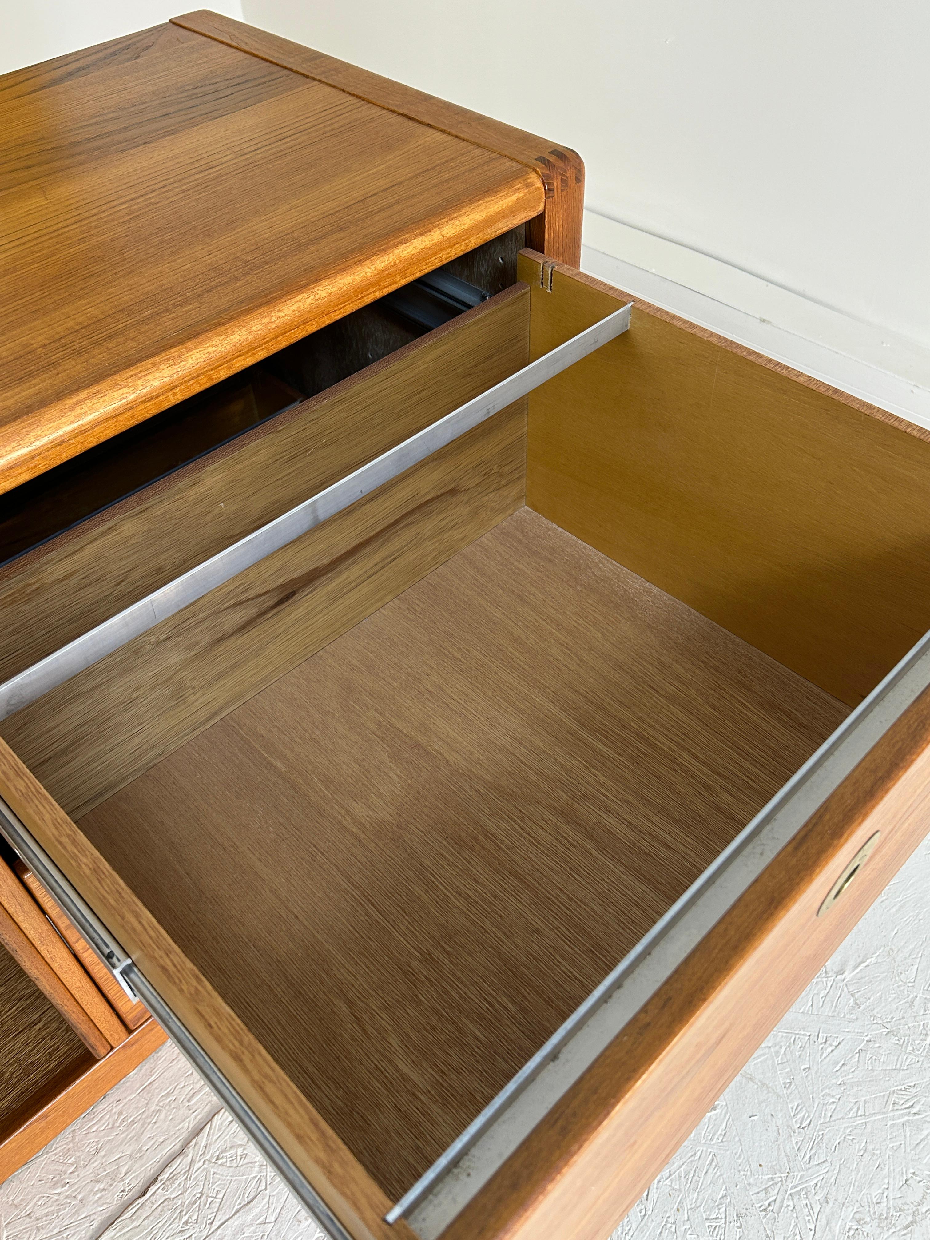20th Century Sophisticated Teak Credenza For Sale