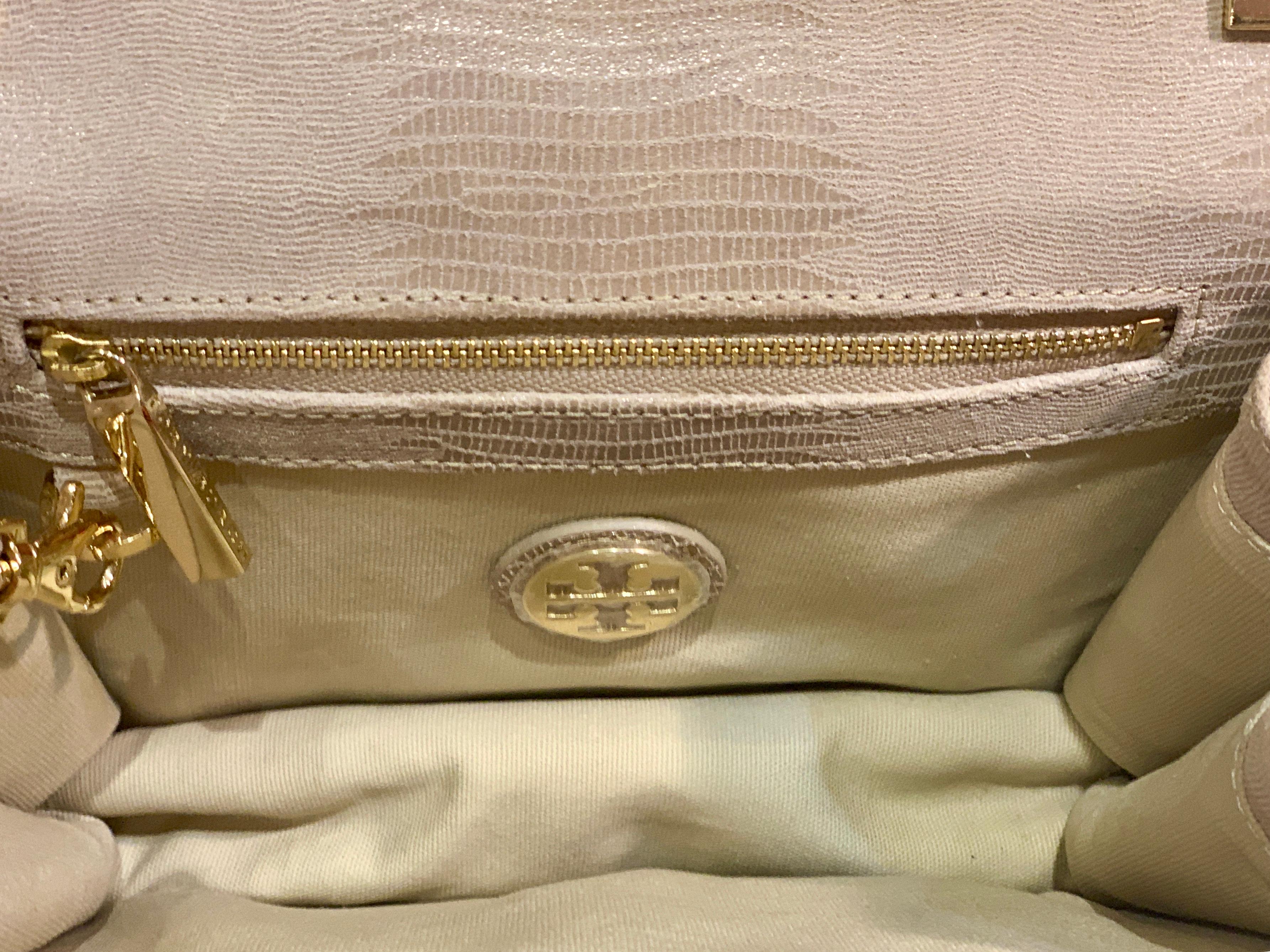 tory burch gold purse