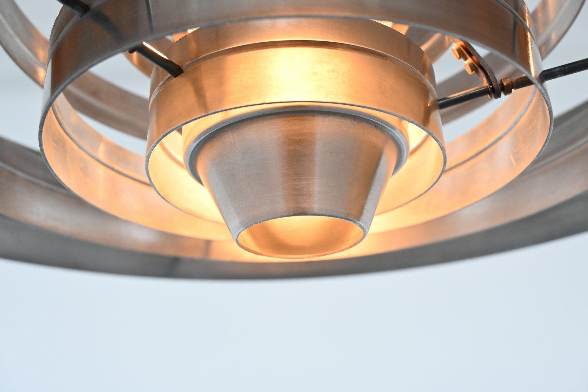 Sophus Frandsen Fibonacci Pendant Lamp Fog & Morup, Denmark, 1963 In Good Condition In Etten-Leur, NL