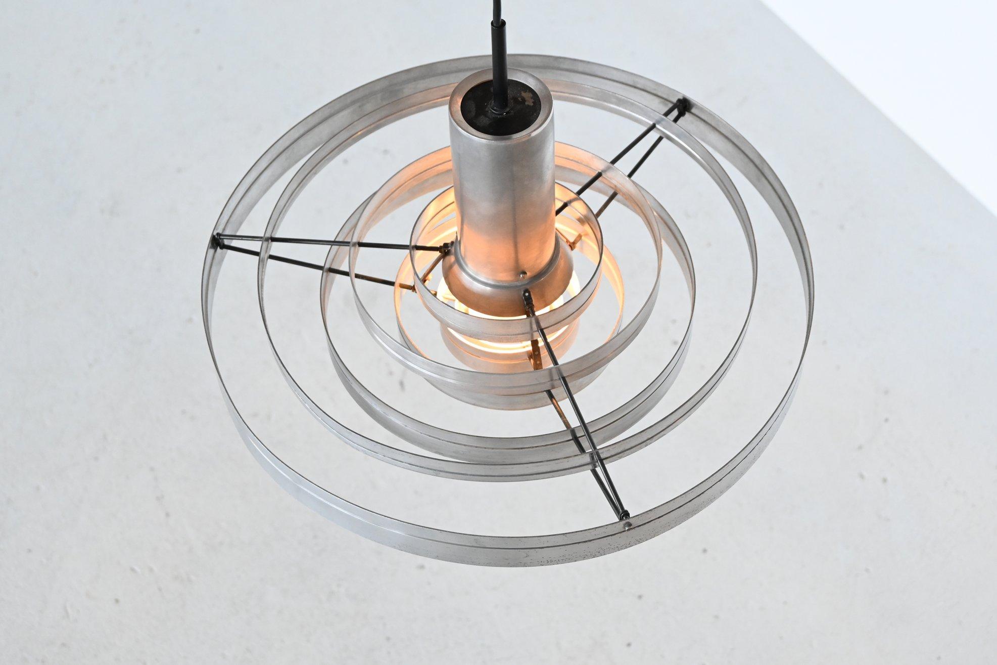 Mid-20th Century Sophus Frandsen Fibonacci Pendant Lamp Fog & Morup, Denmark, 1963