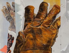 "The Gloves Left Behind 27 of 138" (2019) By Sophy Brown, Mixed-Media Collage