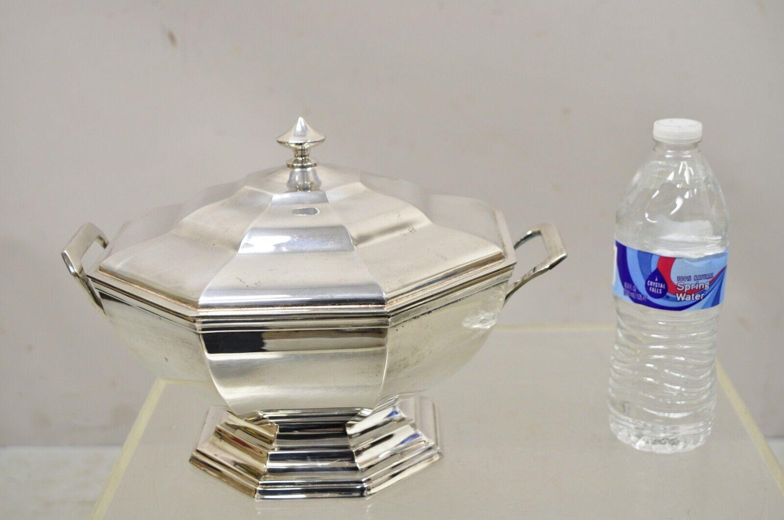 Soppil Wolff Silver Plate Covered Soup Tureen Casserole Lidded Dish Serving Dish 5
