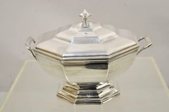 Soppil Wolff Silver Plate Covered Soup Tureen Casserole Lidded Dish Serving Dish