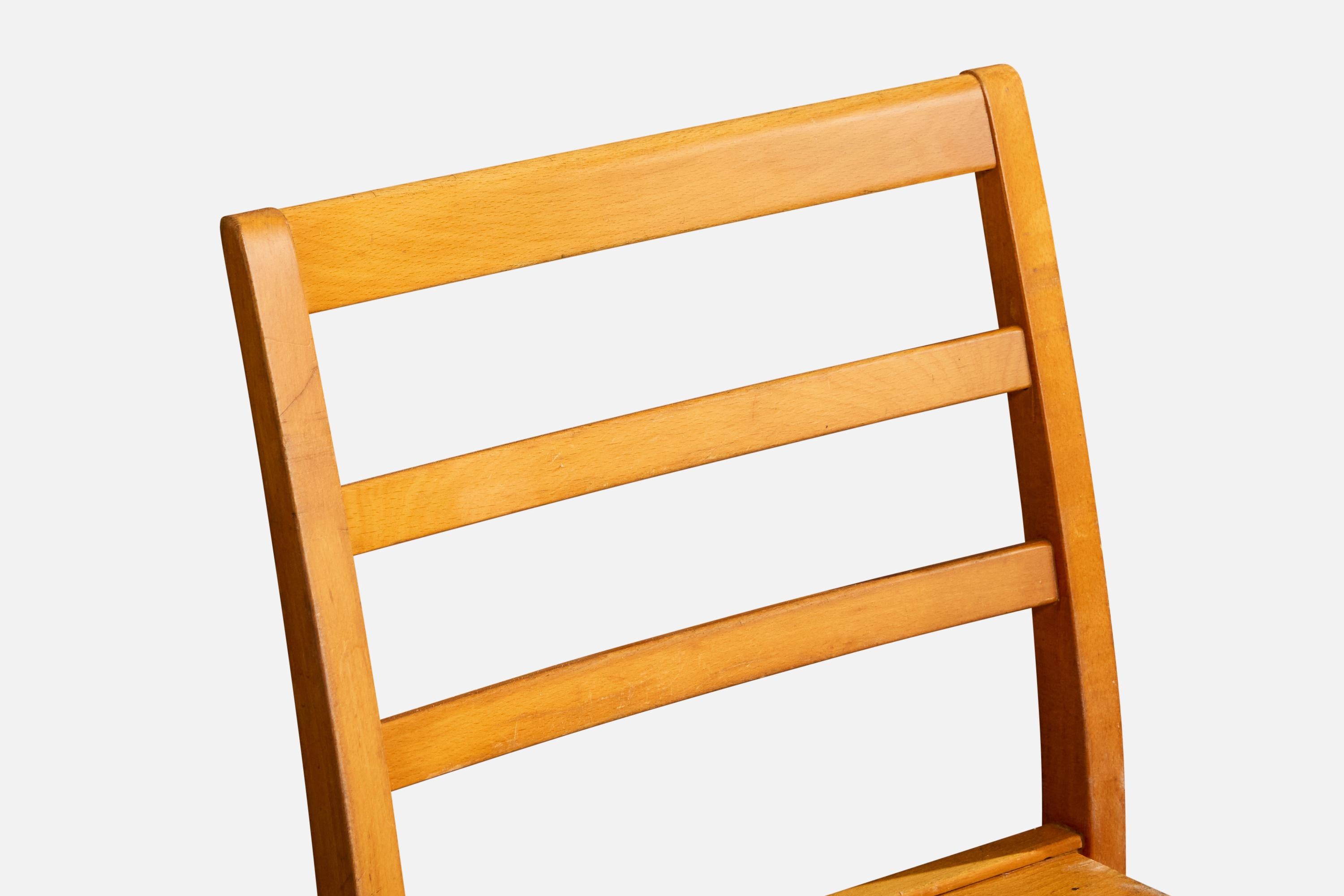 Sorø Stolefabrik, Dining Room Chairs, Birch, Denmark, 1950s en vente 4