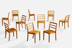 Sorø Stolefabrik, Dining Room Chairs, Birch, Denmark, 1950s