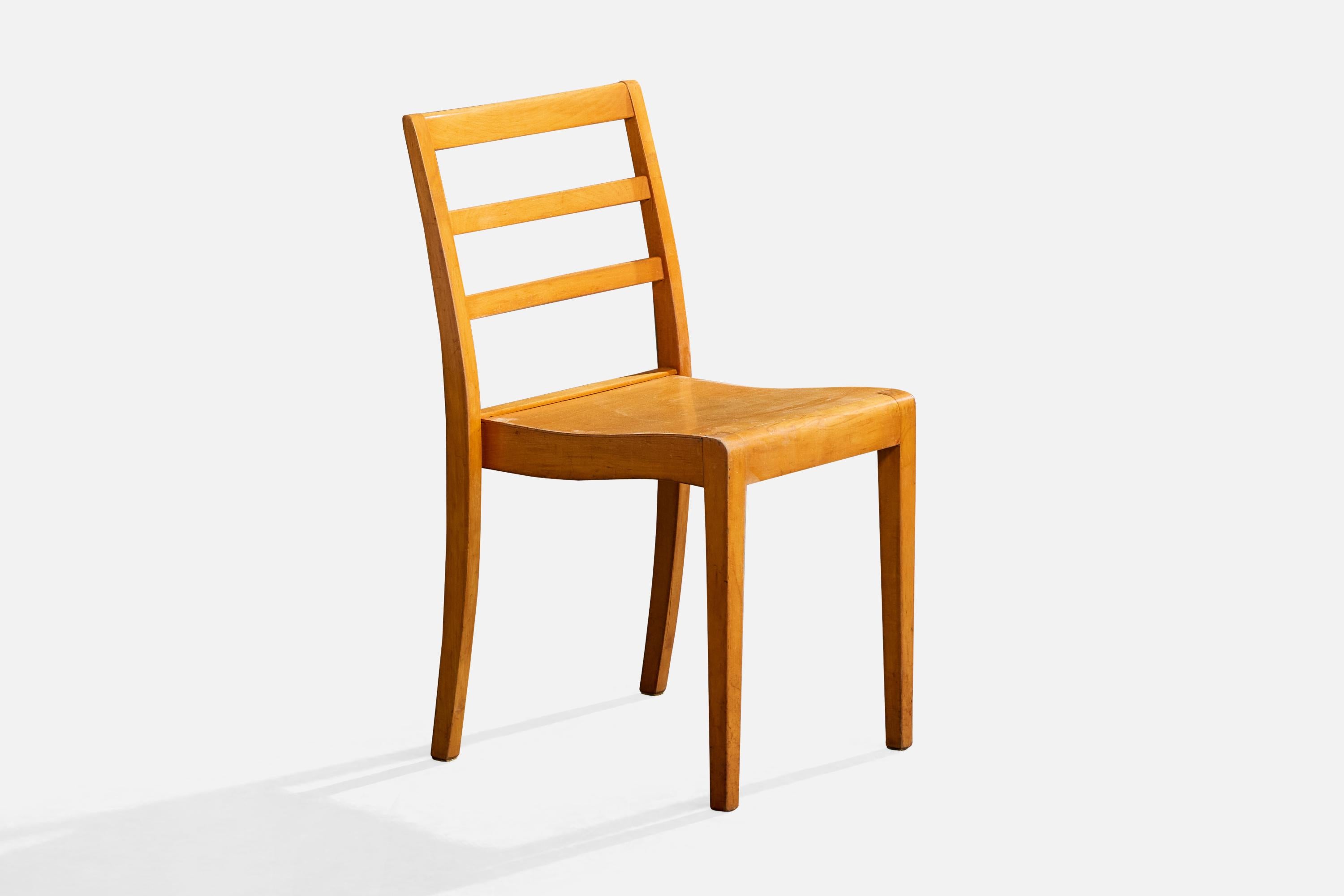 Bouleau Sorø Stolefabrik, Dining Room Chairs, Birch, Denmark, 1950s en vente