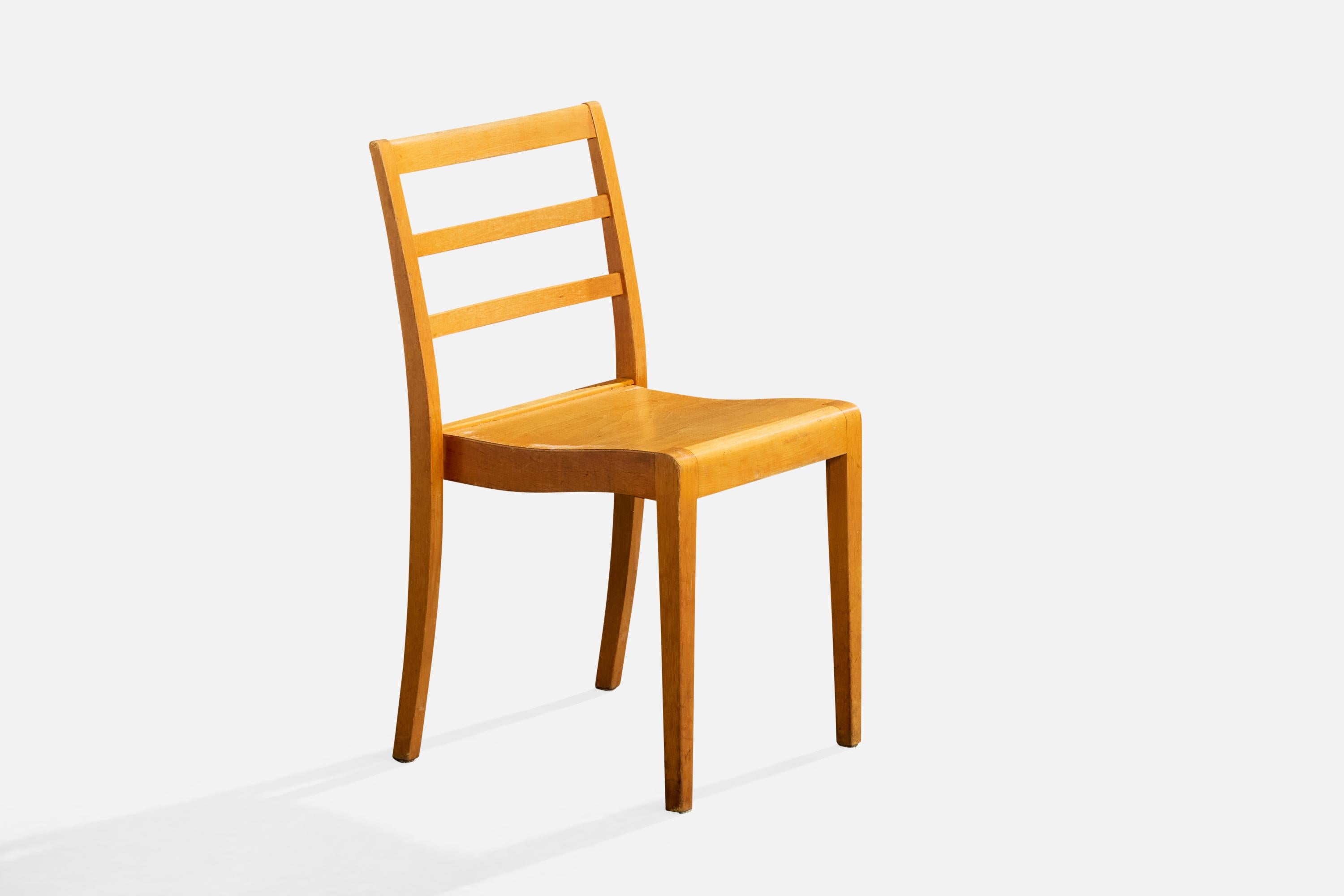 Bouleau Sorø Stolefabrik, Dining Room Chairs, Birch, Denmark, 1950s en vente