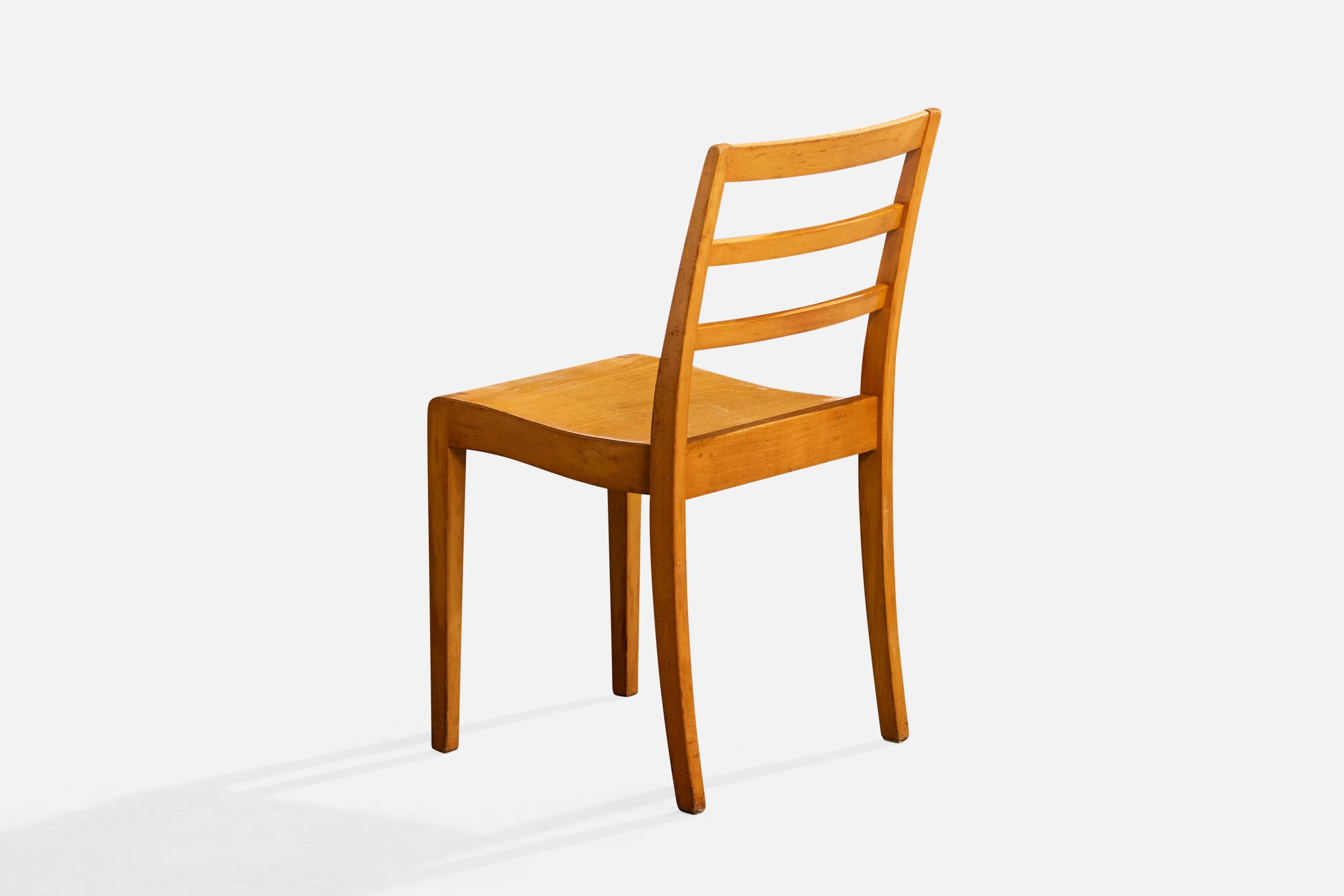 Sorø Stolefabrik, Dining Room Chairs, Birch, Denmark, 1950s en vente 1