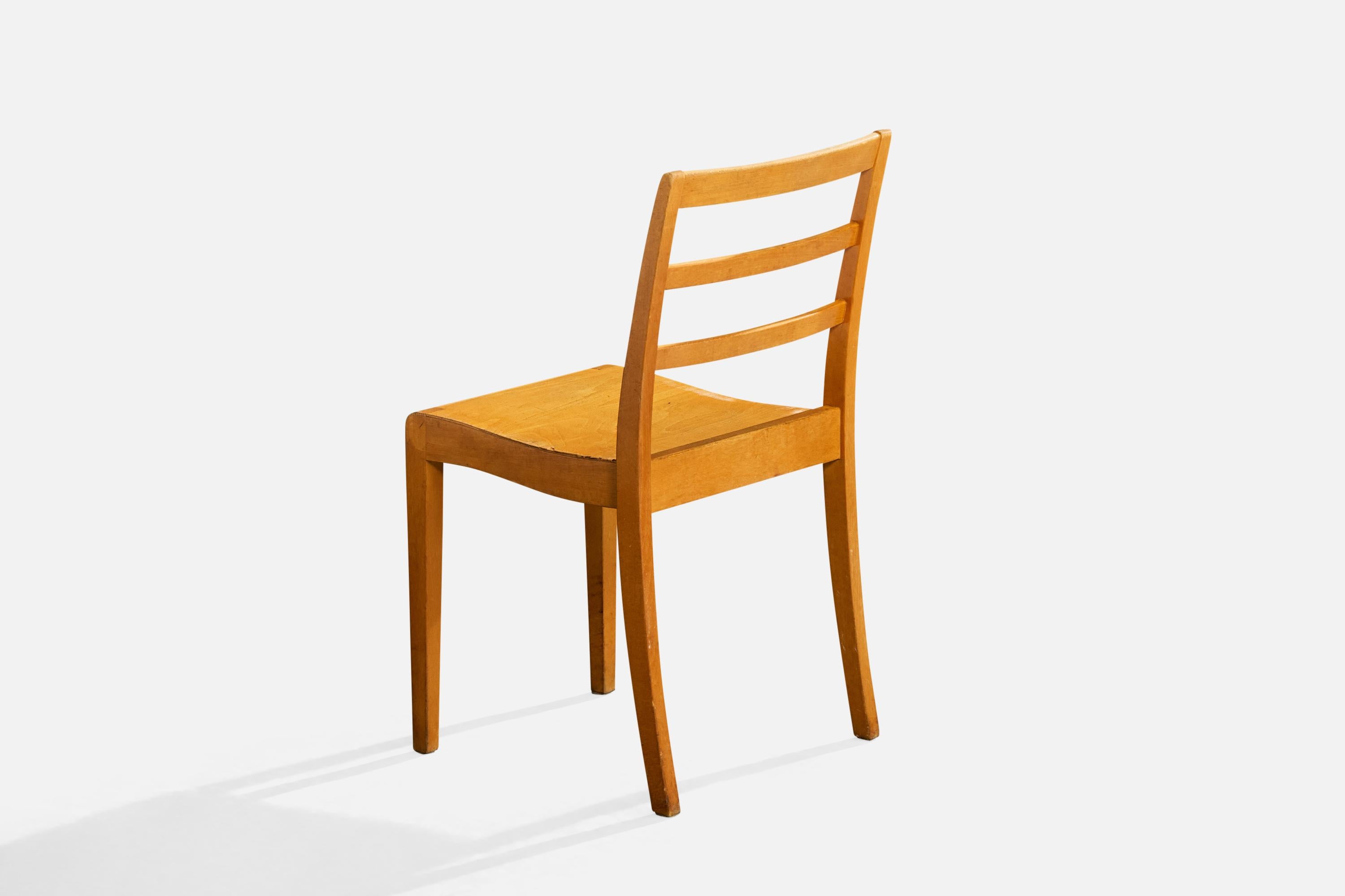 Sorø Stolefabrik, Dining Room Chairs, Birch, Denmark, 1950s en vente 1