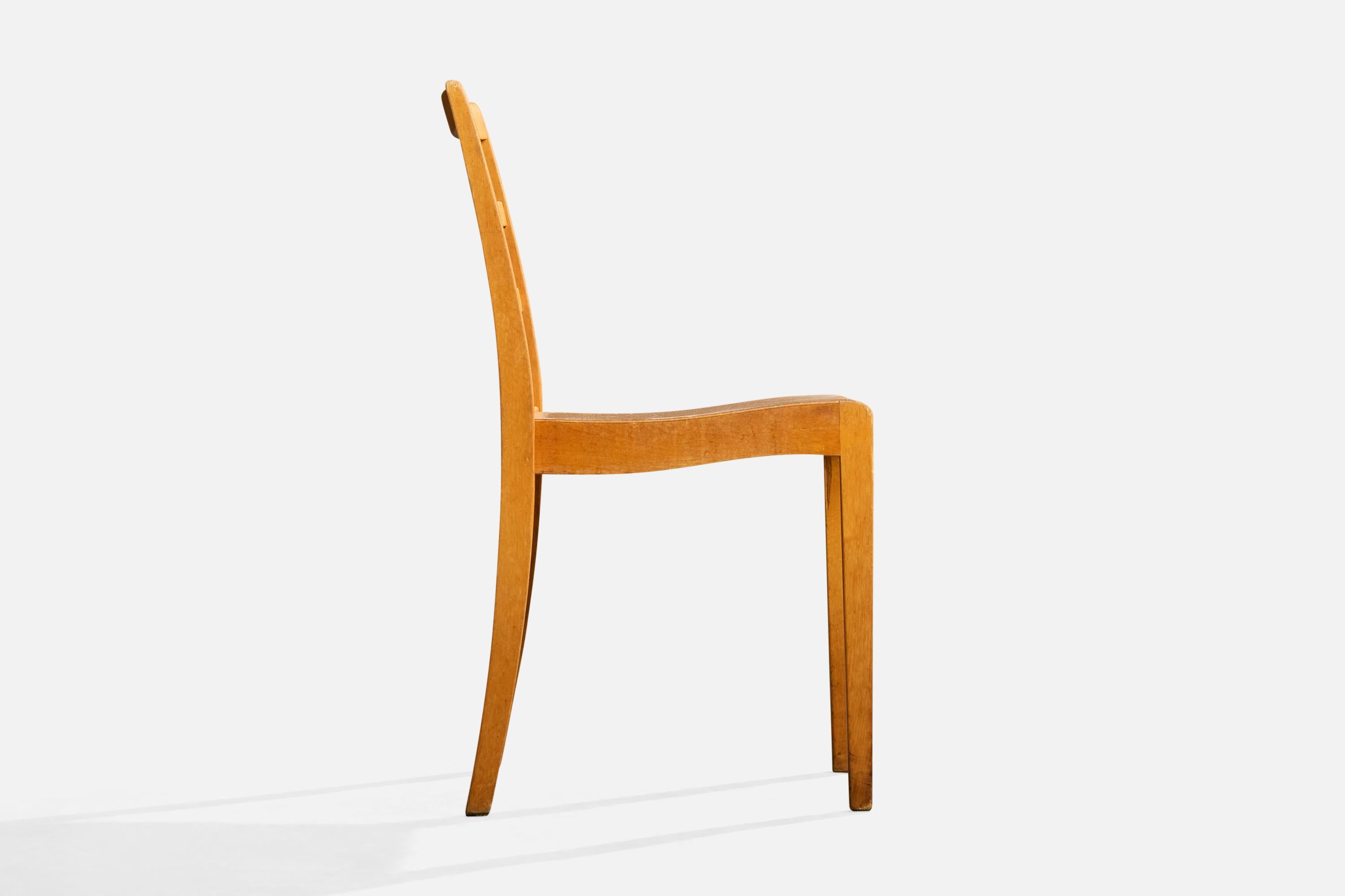 Sorø Stolefabrik, Dining Room Chairs, Birch, Denmark, 1950s en vente 2