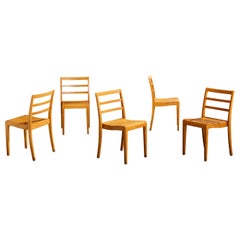 Sorø Stolefabrik, Dining Room Chairs, Birch, Denmark, 1950s