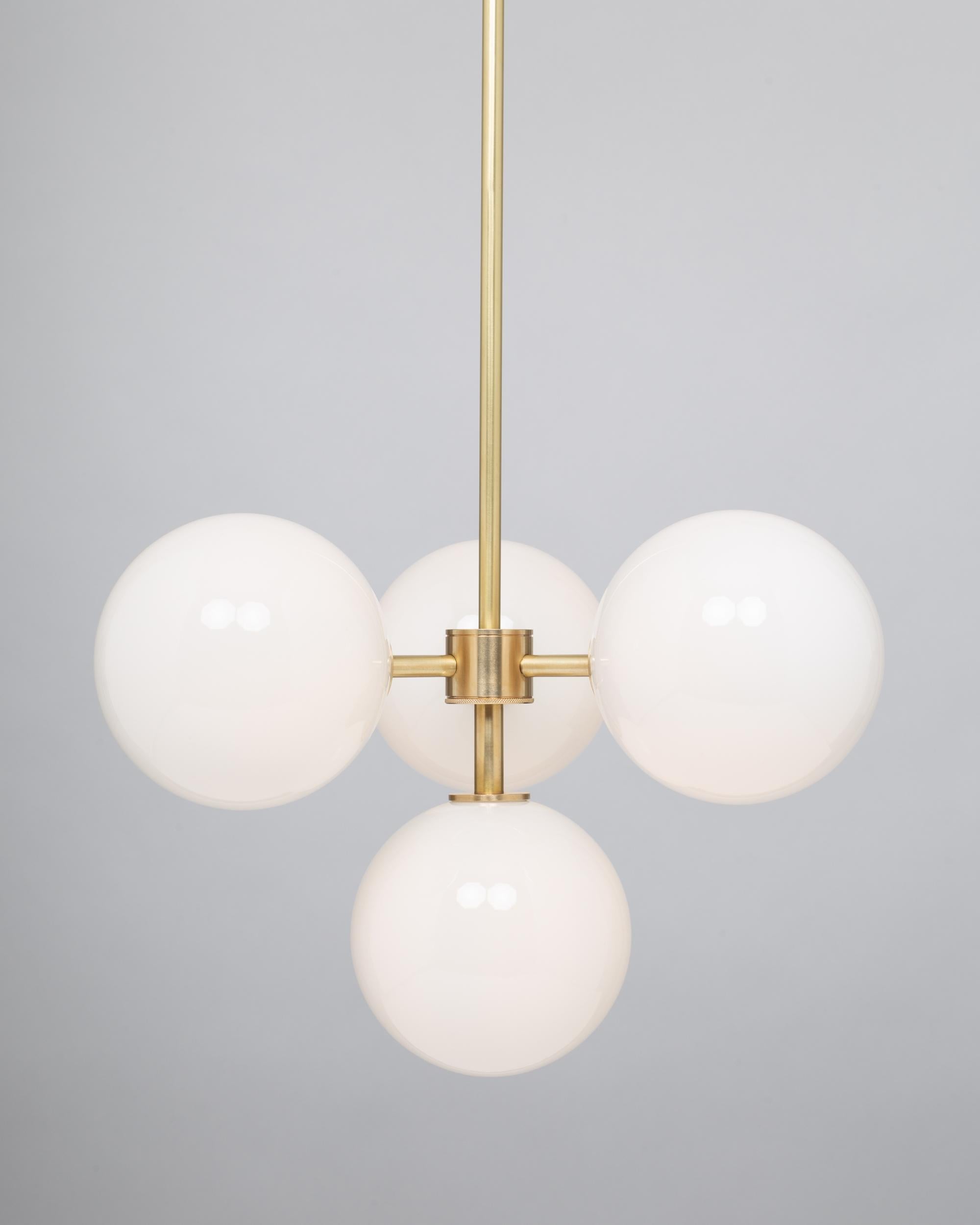 cluster globe pendant light