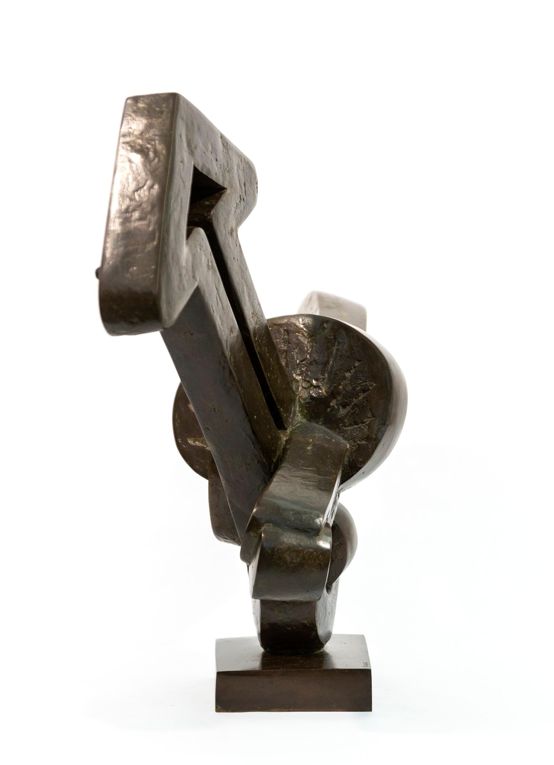 Nippy Bird - bold, contemporary, surrealist, abstract bronze sculpture - Contemporary Sculpture by Sorel Etrog
