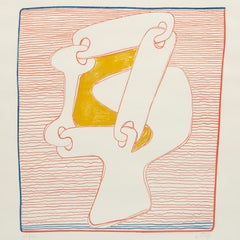 Sorel Etrog Original Lithograph "Key Head" From 1969