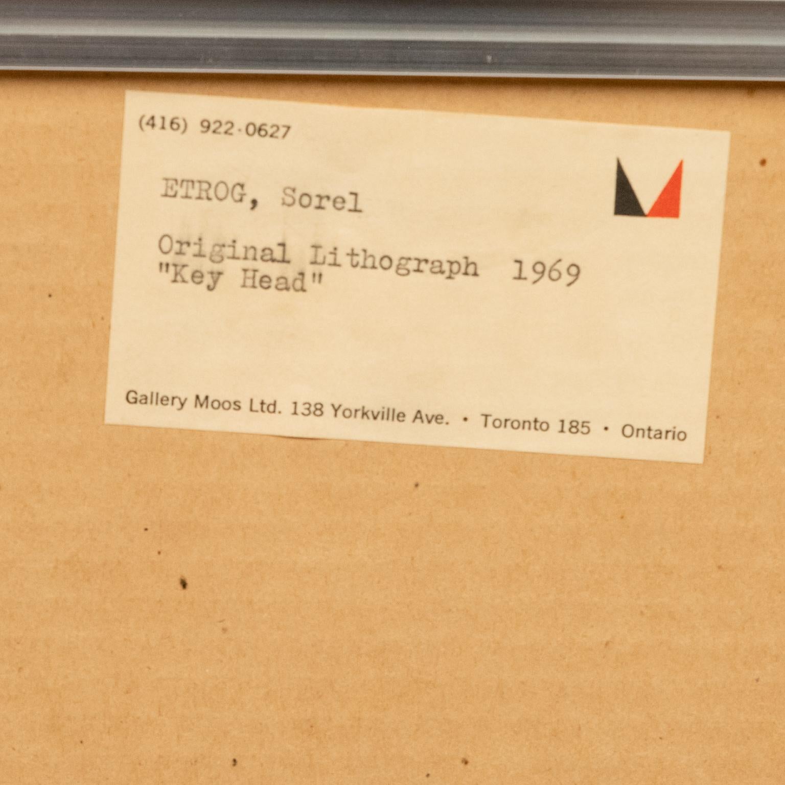 Sorel Etrog: litografia originale 