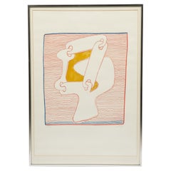Sorel Etrog Original Lithograph "Key Head" From 1969
