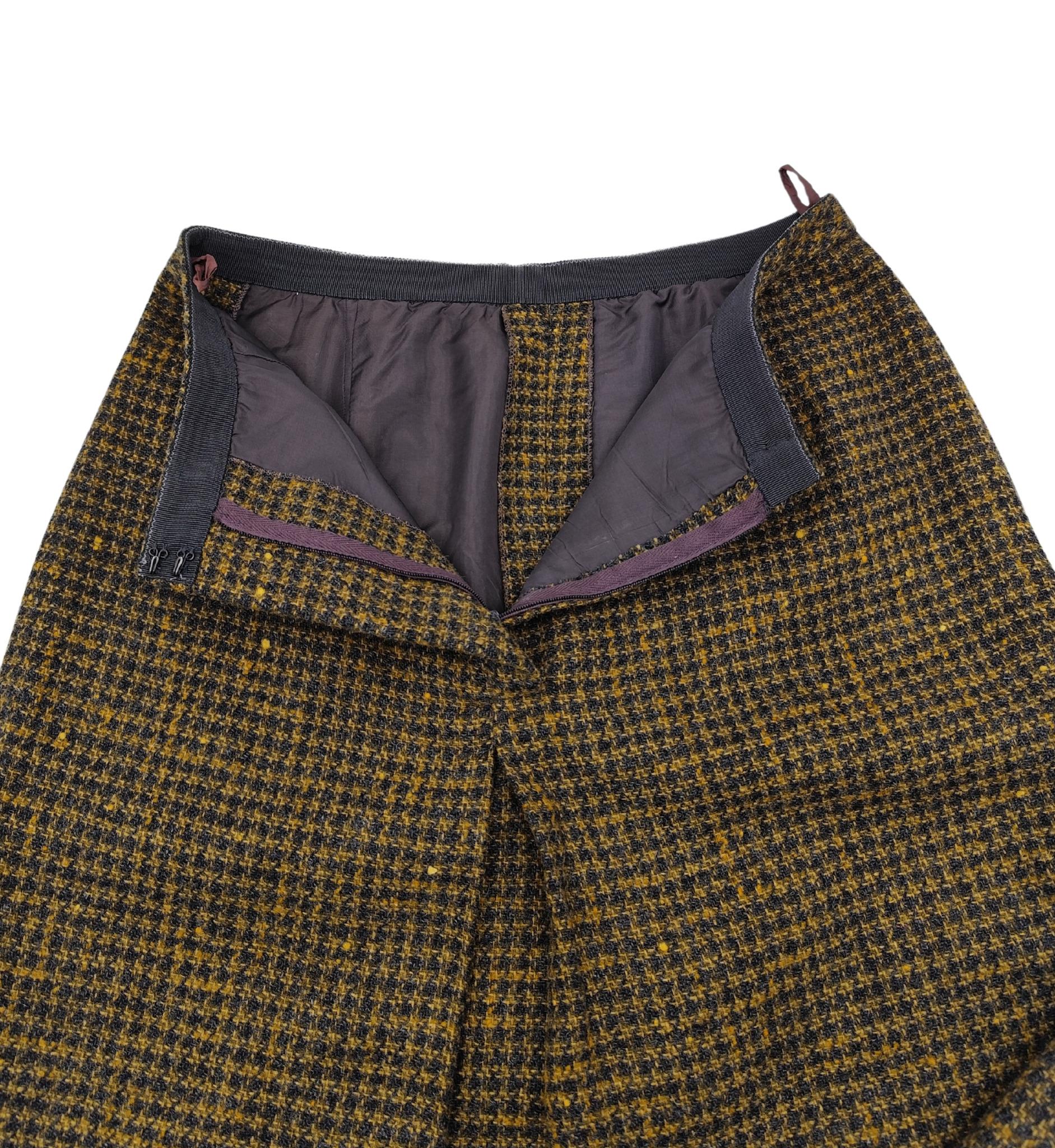 Sorelle Fontana Export 1960s vest top and skirt wool set For Sale 6