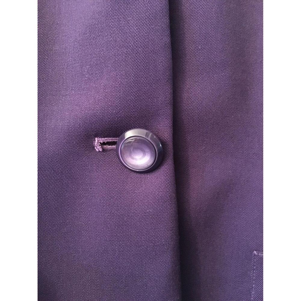 Sorelle Fontana Vintage Wool Blazer in Purple In Good Condition For Sale In Carnate, IT