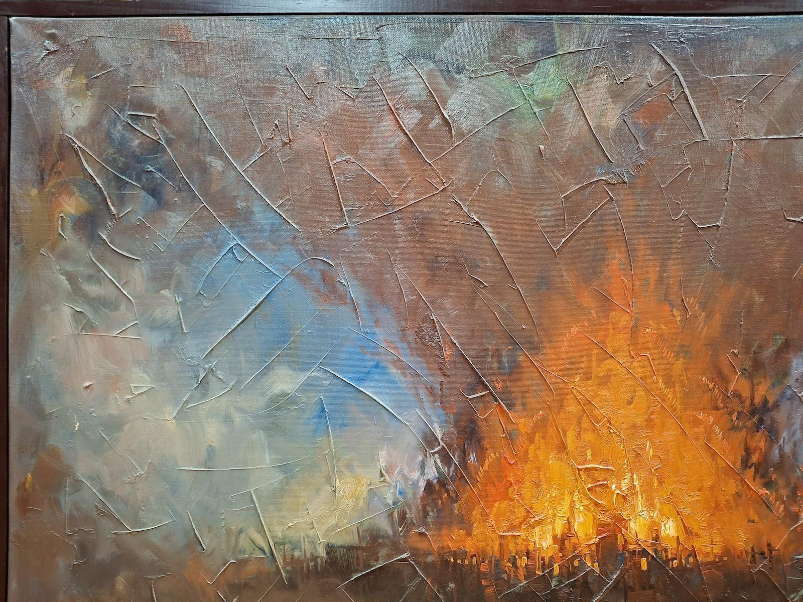 A Warning - Painting by Soren Edsberg