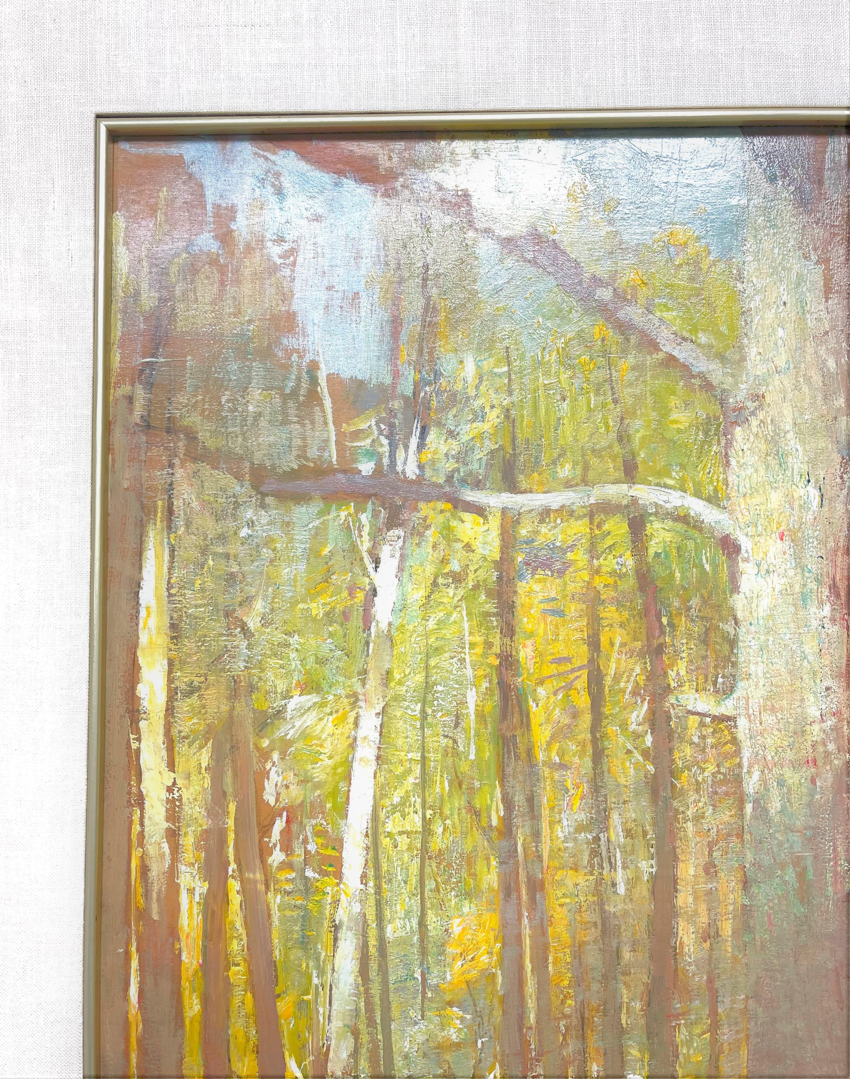   Emil Carlsen American Impressionist landscape oil Painting Salmagundi Club - Beige Landscape Painting by Soren Emil Carlsen