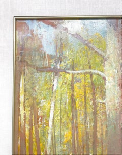 Peinture à l'huile de paysage impressionniste américaine du Salmagundi Club d'Emil Carlsen