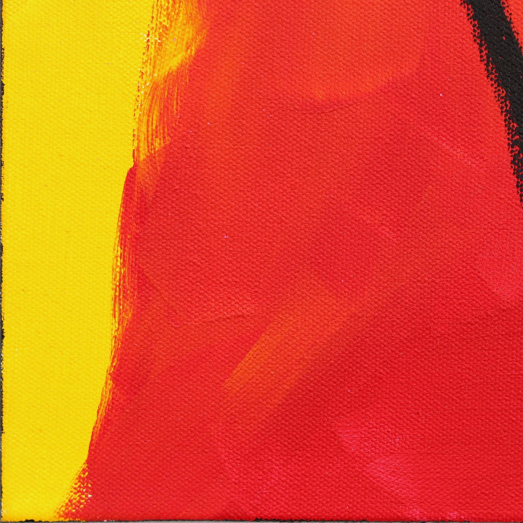 Gran Noche Esta Noche - Vibrante Pintura Figurativa Abstracta Original en venta 4