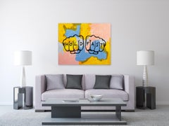 Hold Fast XL - Pintura original grande sobre lienzo - Lista para colgar