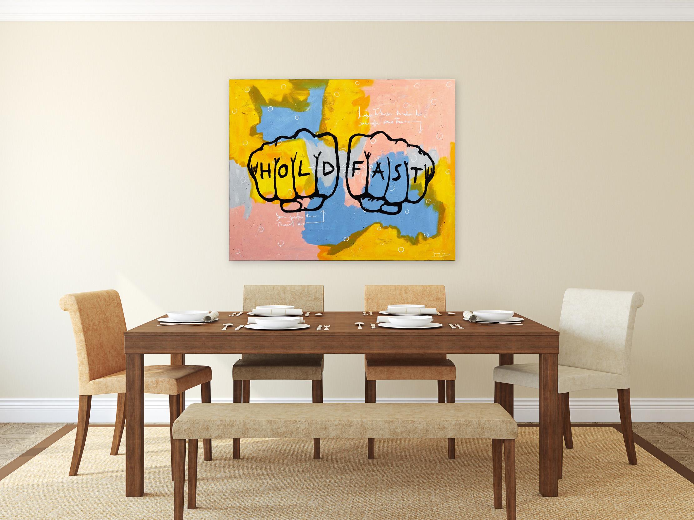 Hold Fast XL - Large Original Painting on Canvas - Ready to Hang For Sale 3