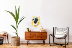 Keeping Watch - Arte originale ispirata alla pittura figurativa di Basquiat