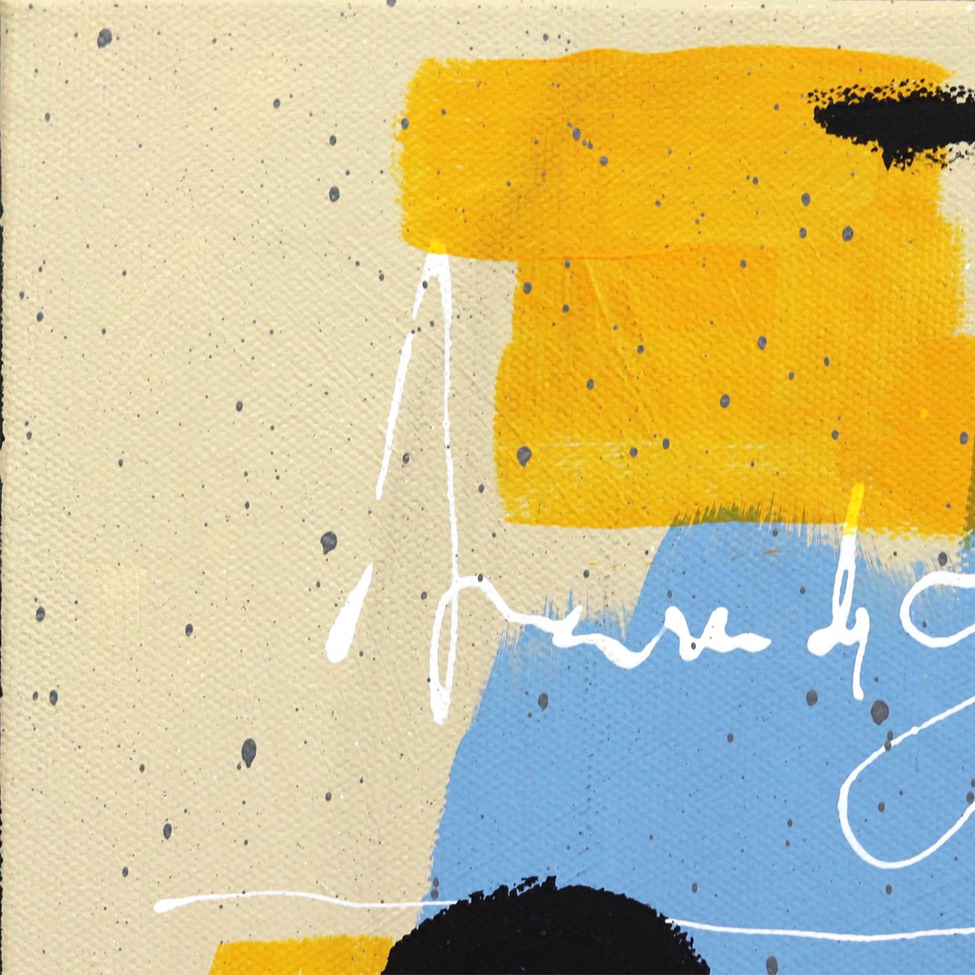 Keeping Watch - Arte original inspirado en la pintura figurativa de Basquiat - Painting Neoexpresionista de Soren Grau