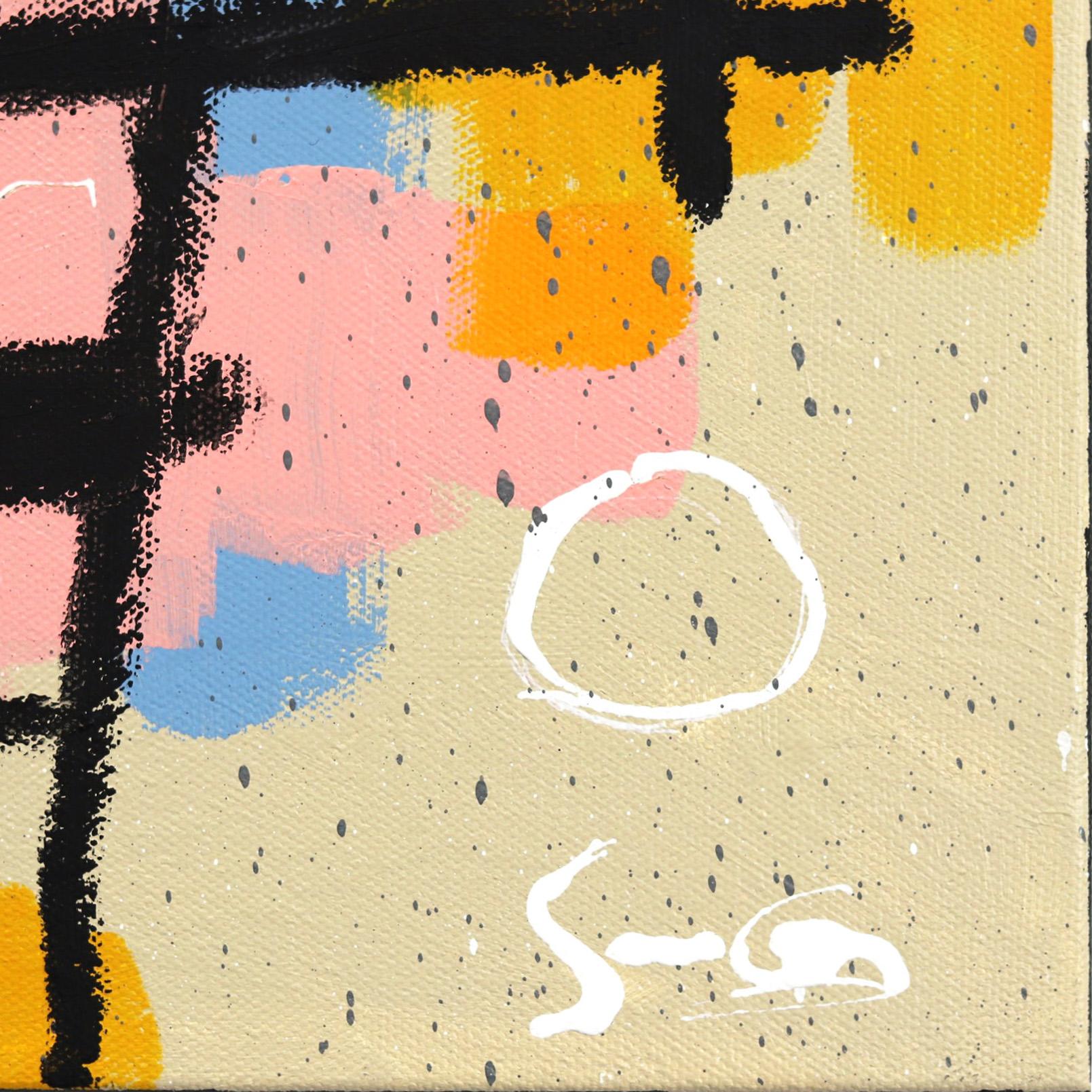 Keeping Watch - Arte original inspirado en la pintura figurativa de Basquiat en venta 3