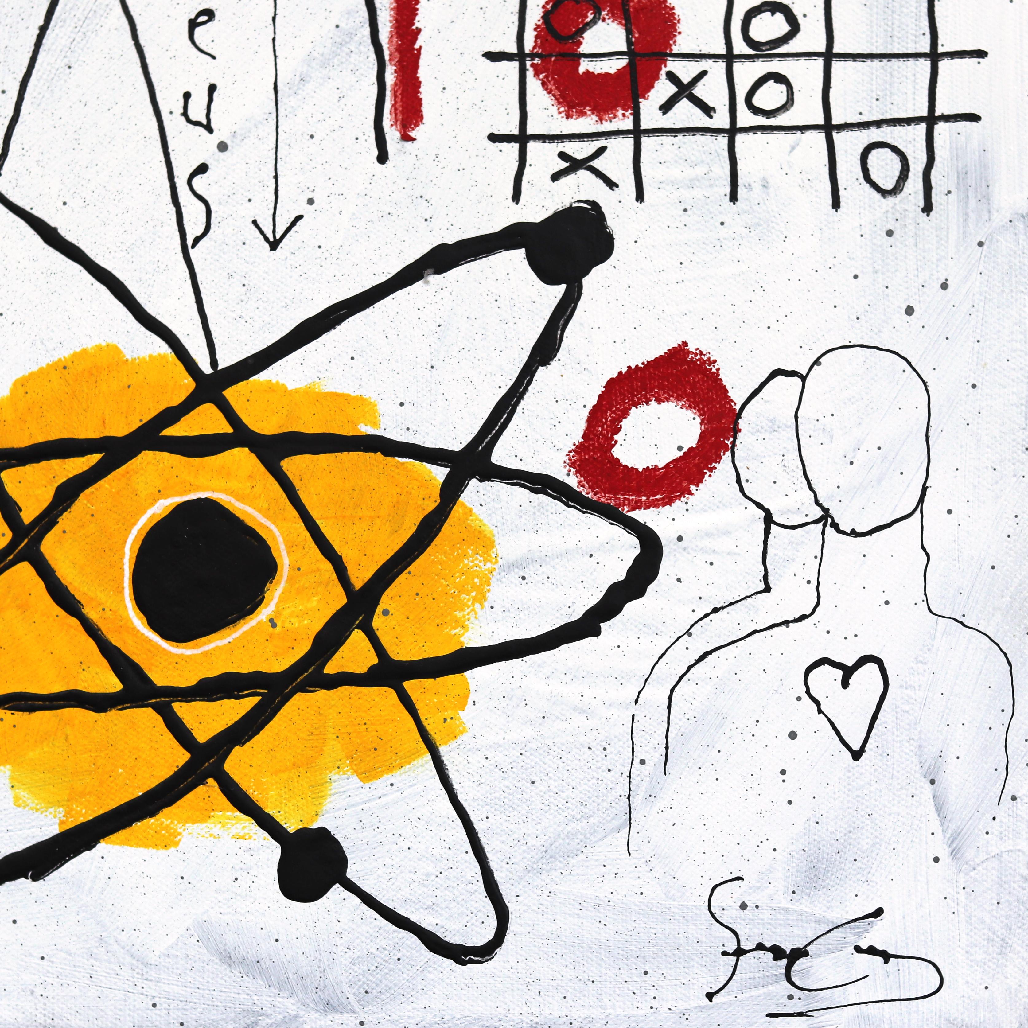 Núcleo - Ciencia Física Matemáticas Obra de arte neoexpresionista en venta 4