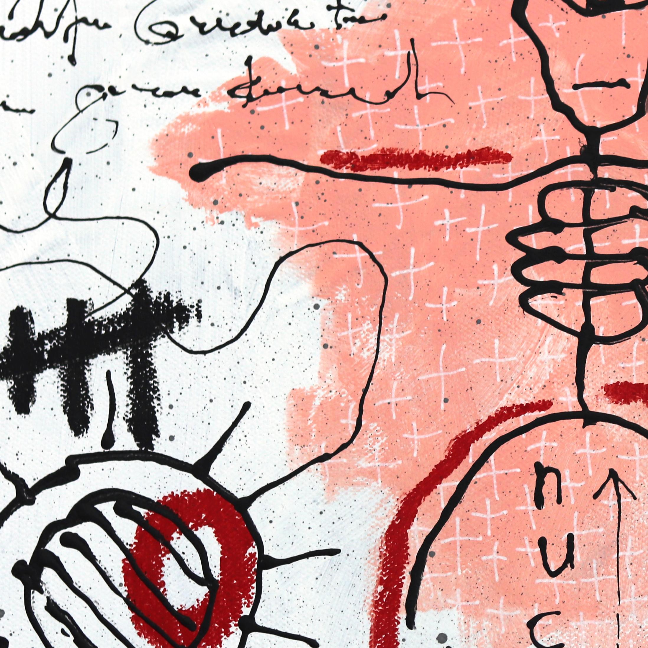 Núcleo - Ciencia Física Matemáticas Obra de arte neoexpresionista en venta 5