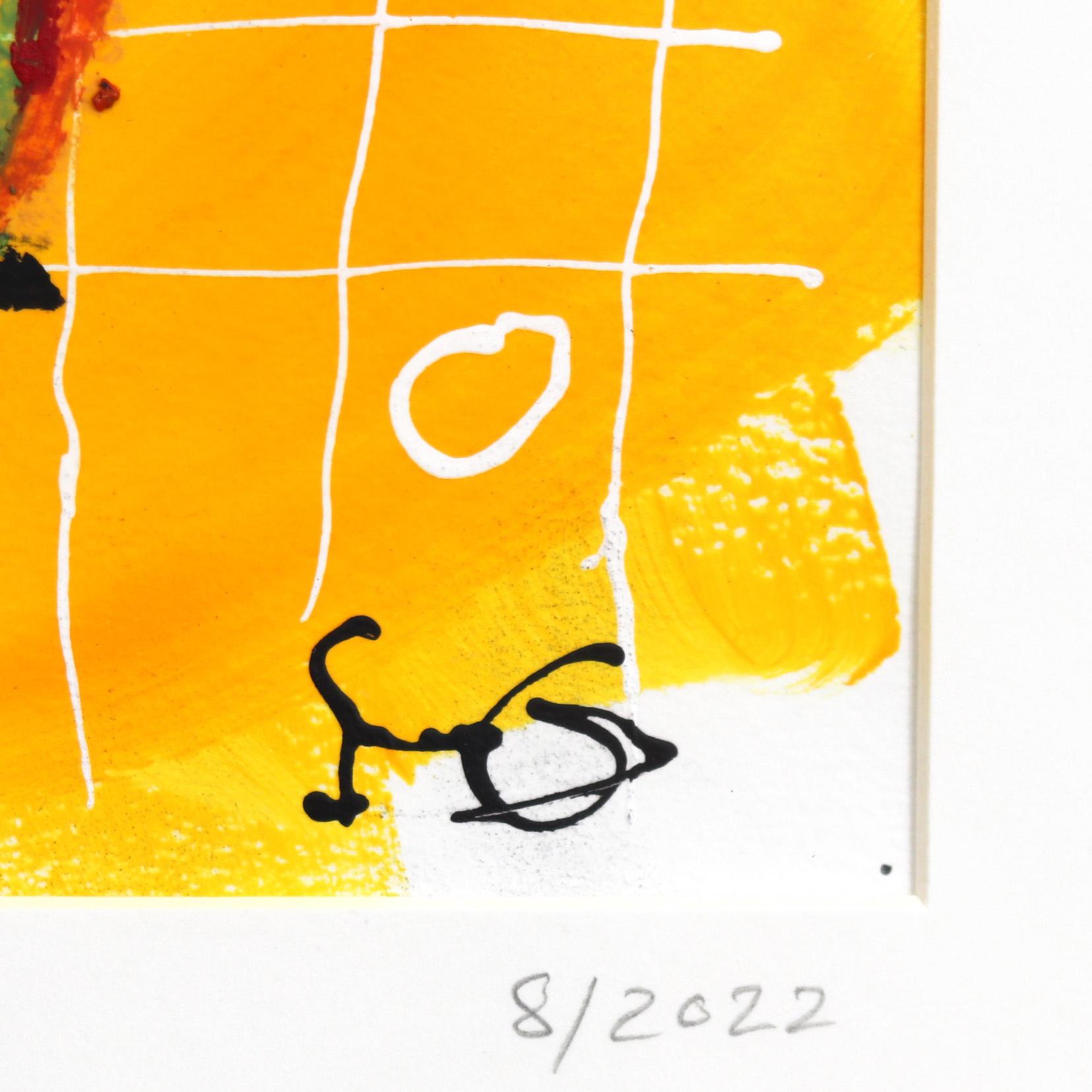 Philosophe - œuvre d'art inspirée de Basquiat, prête à être accrochée en vente 5