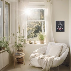 Birdhead 11 - Figurative contemporaine excentrique Œuvre d'art mixte sur toile