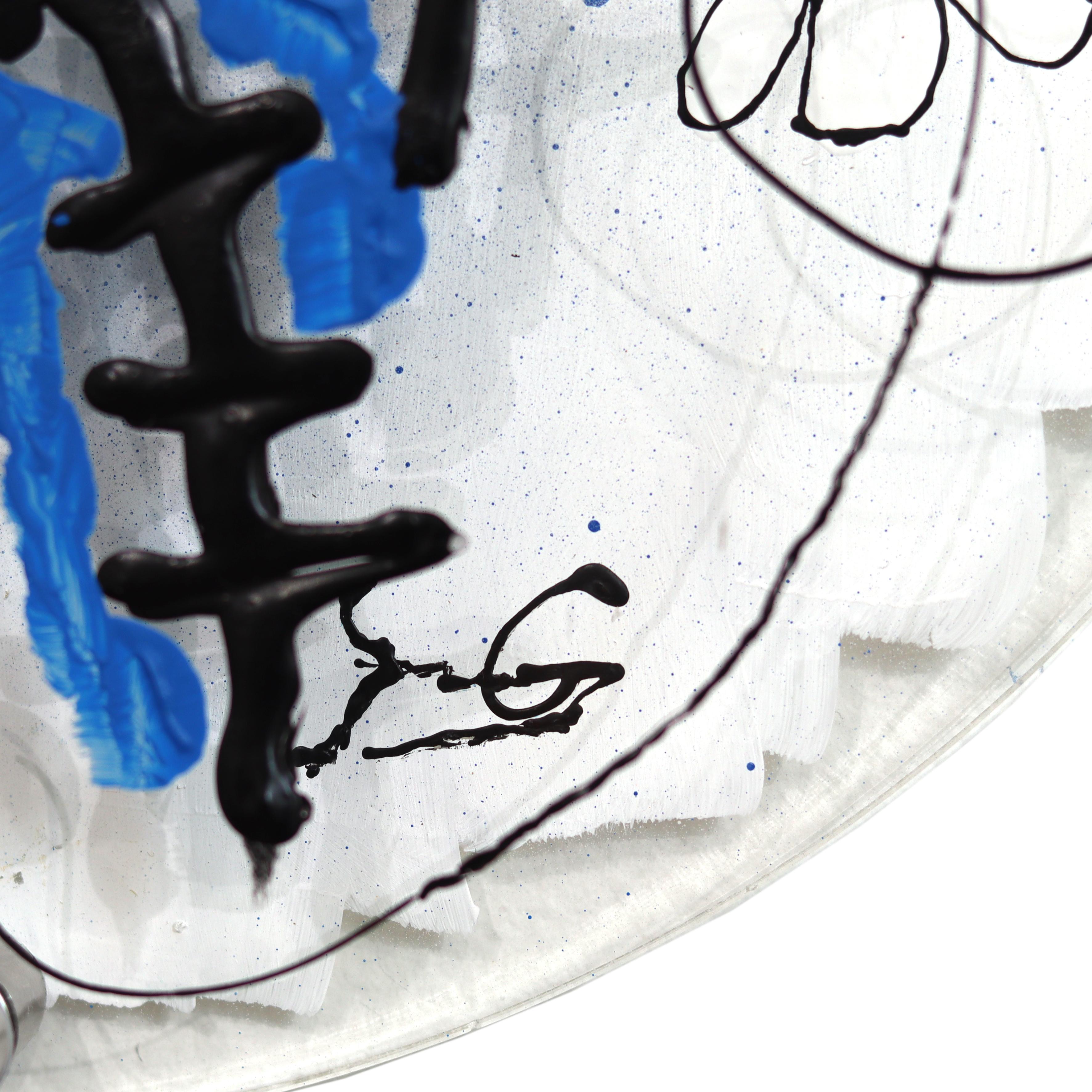 EchoLayer: Cycle Keeper - Original Figurative Expressionistische Abstrakte Schichtkunst im Angebot 4