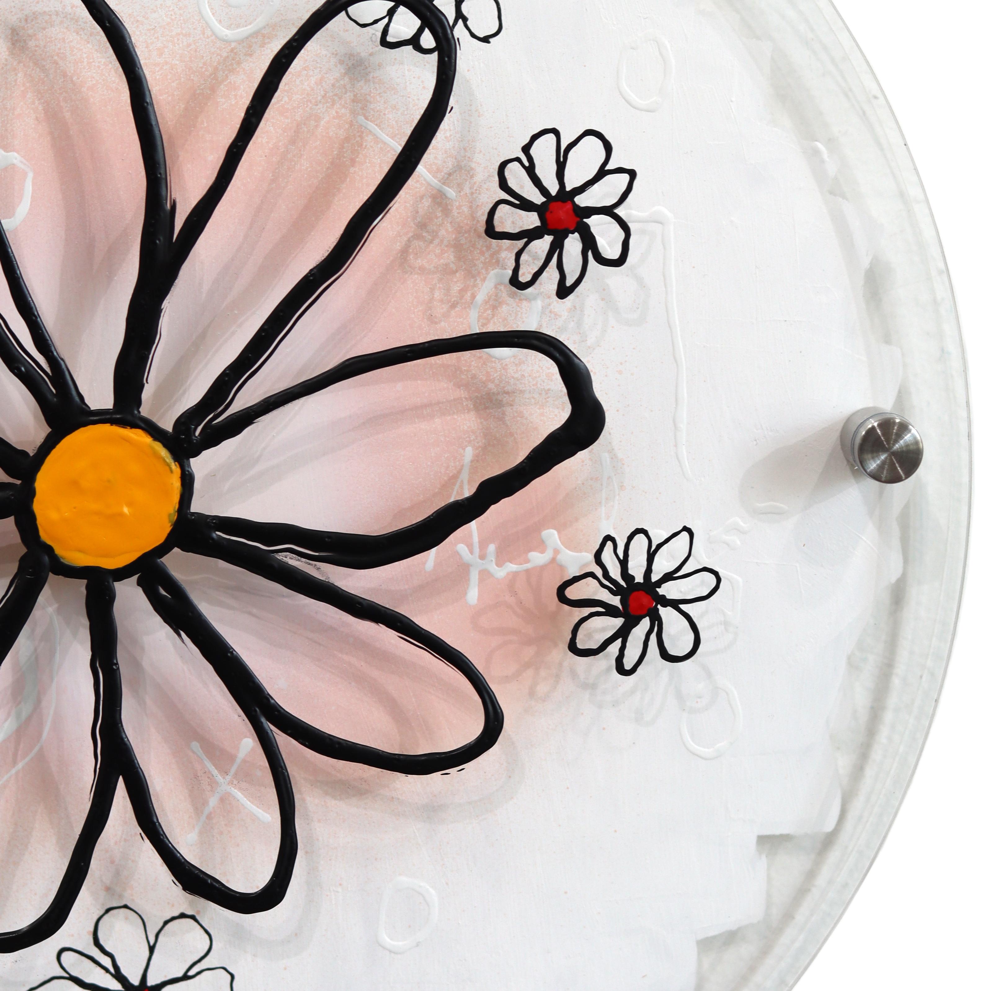 EcoCapa: Daisy Constellation - Arte Expresionista Abstracto Original en Capas en venta 3