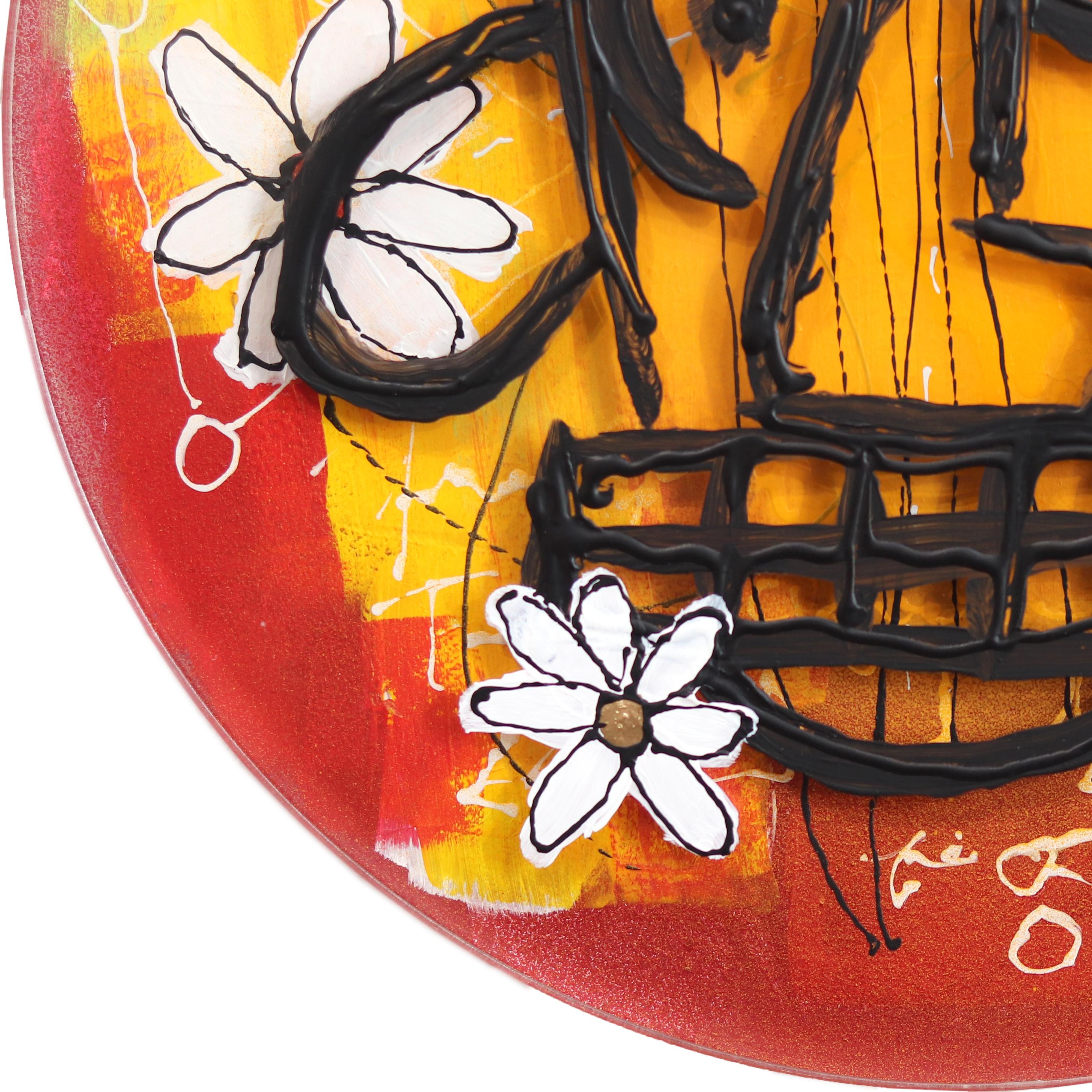 EchoLayer : Eureka - Original Expressionist Floral Abstract Figurative Art en vente 2
