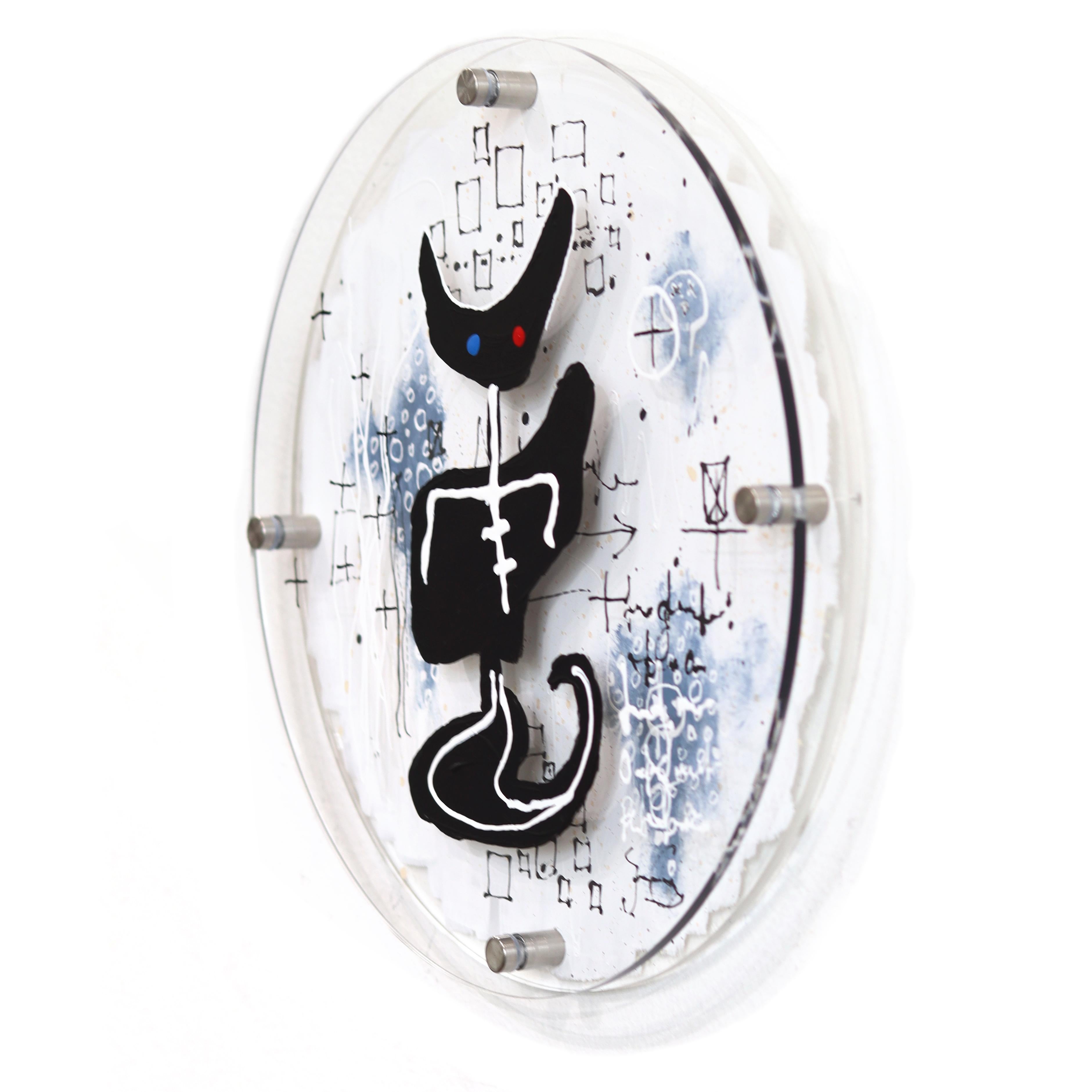 EchoLayer: Quantum Family - Abstract Expressionist Figurative Layered Art im Angebot 1