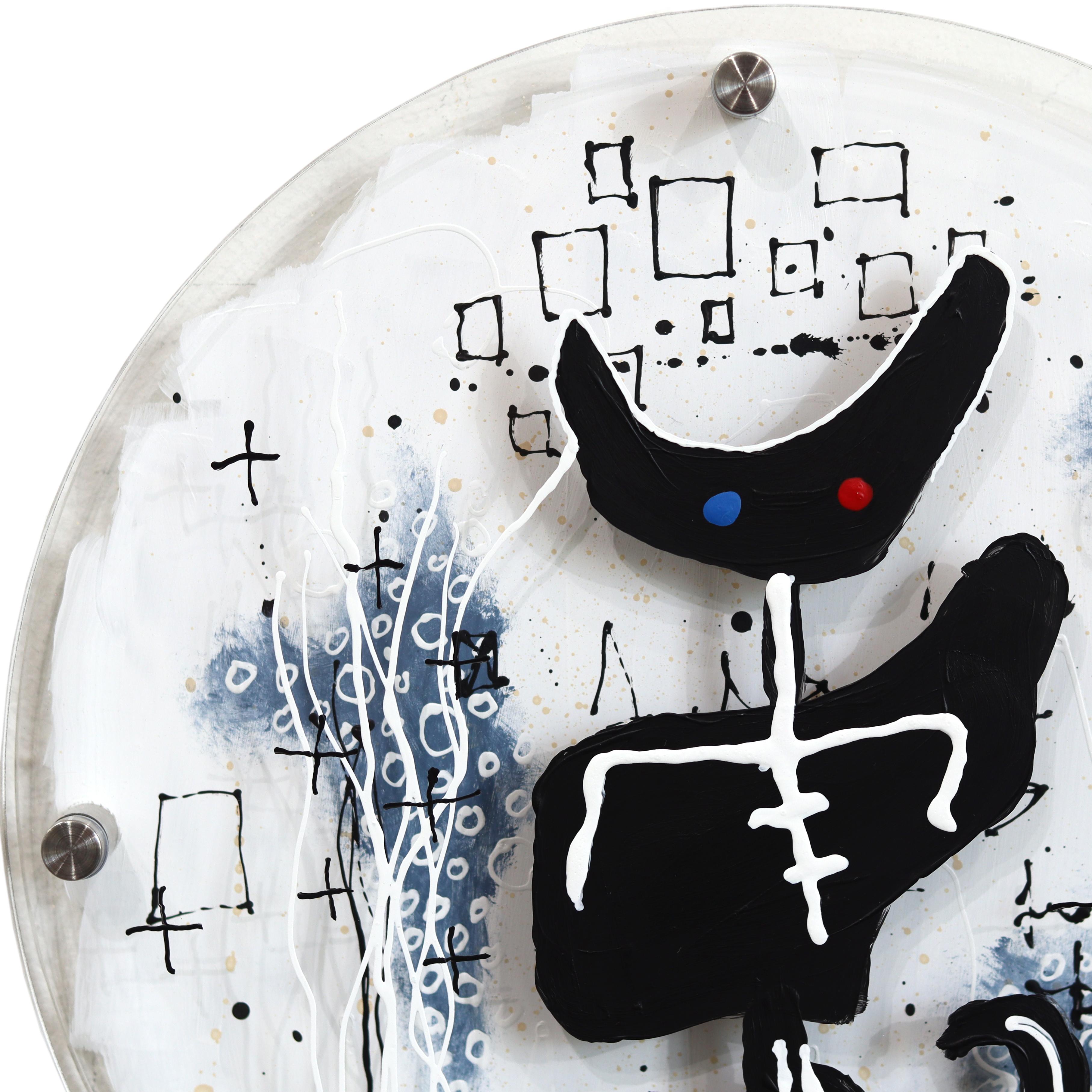 EchoLayer: Quantum Family - Abstract Expressionist Figurative Layered Art im Angebot 2