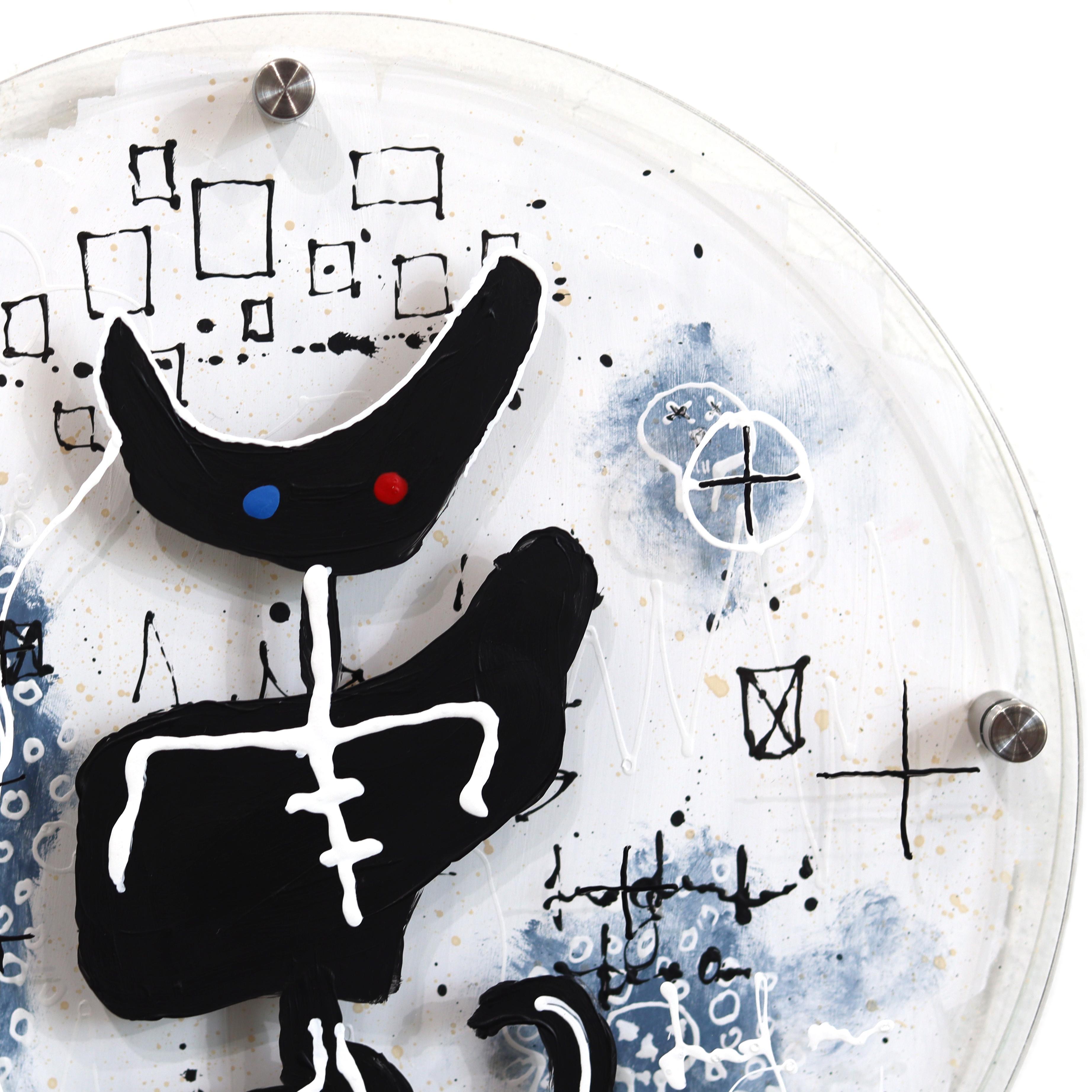 EchoLayer: Quantum Family - Abstract Expressionist Figurative Layered Art im Angebot 4