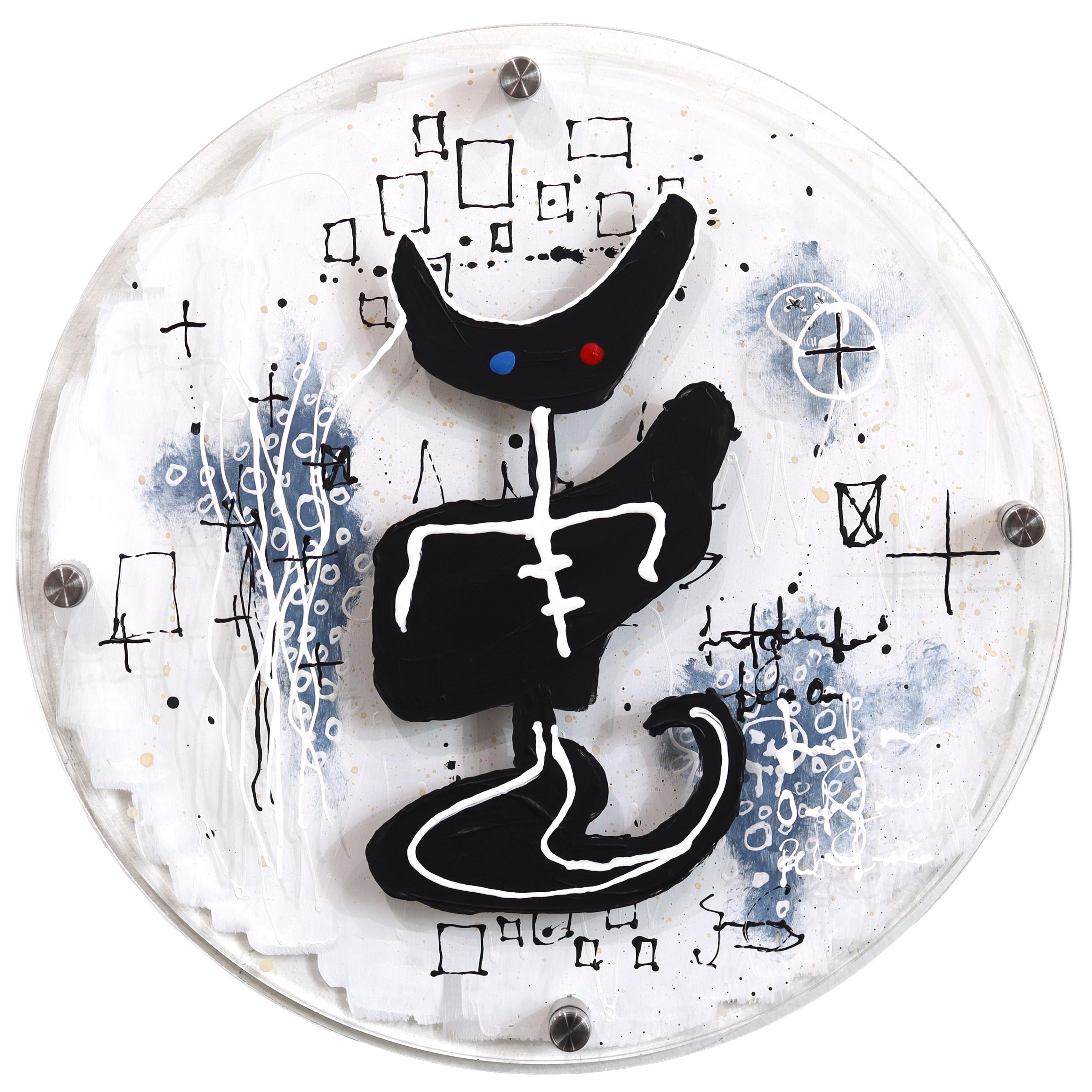 EchoLayer: Quantum Family - Abstract Expressionist Figurative Layered Art